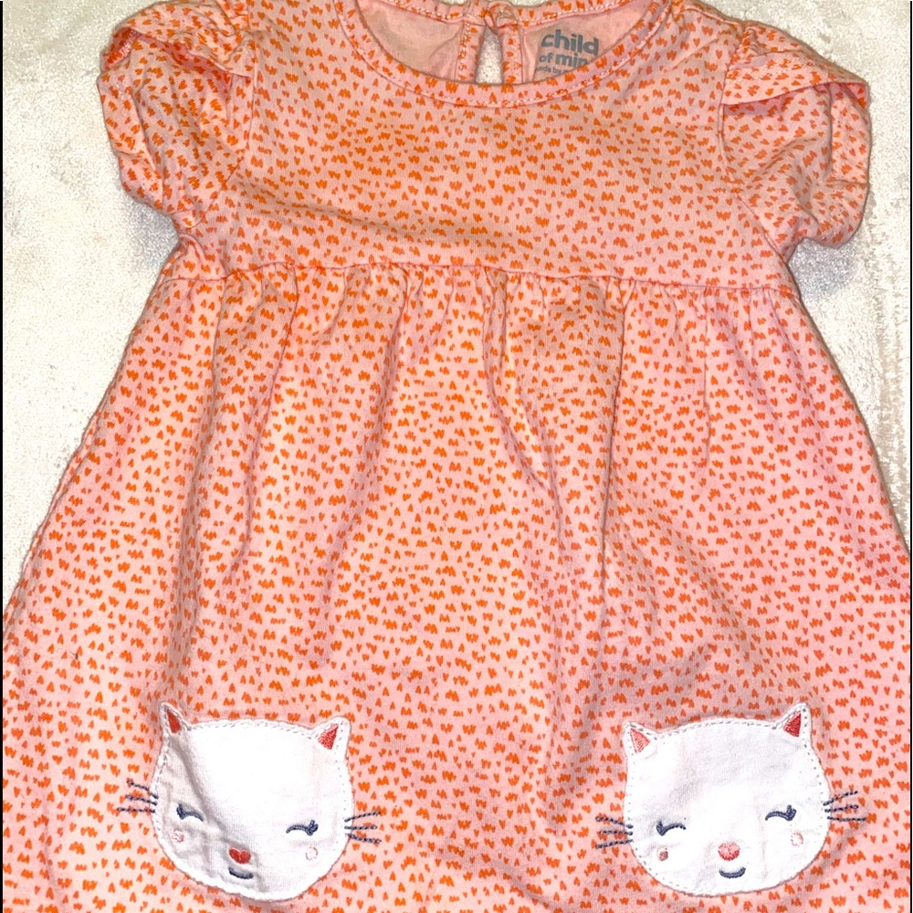 Carter’s cotton peach dress